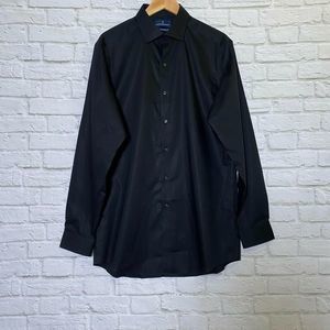 Buttoned Down Men's Solid Dress Shirt 16.5" Neck